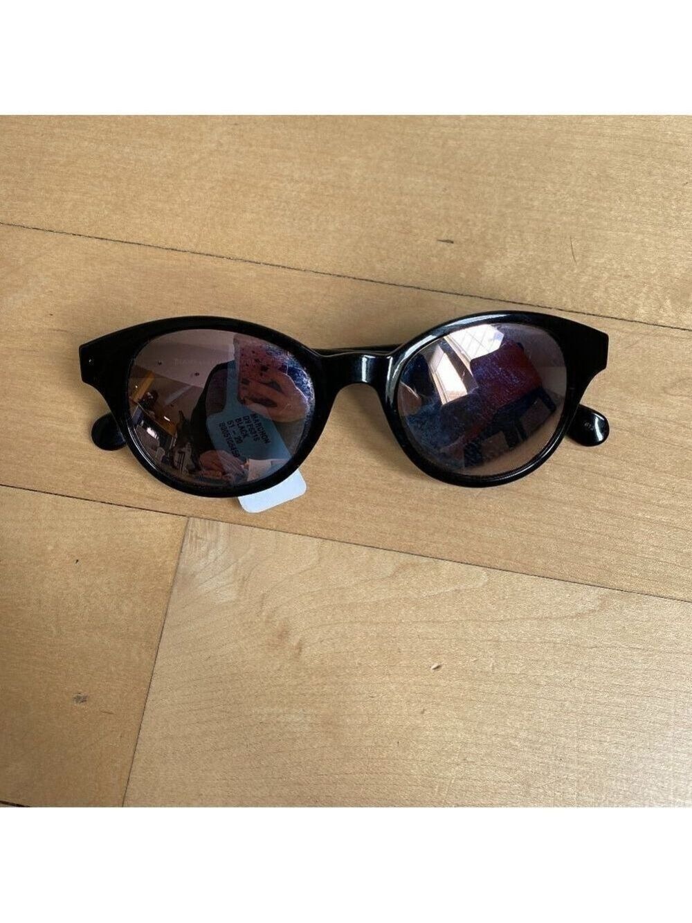 dvf Round Sunglasses Black Mirror Lens DVF631S